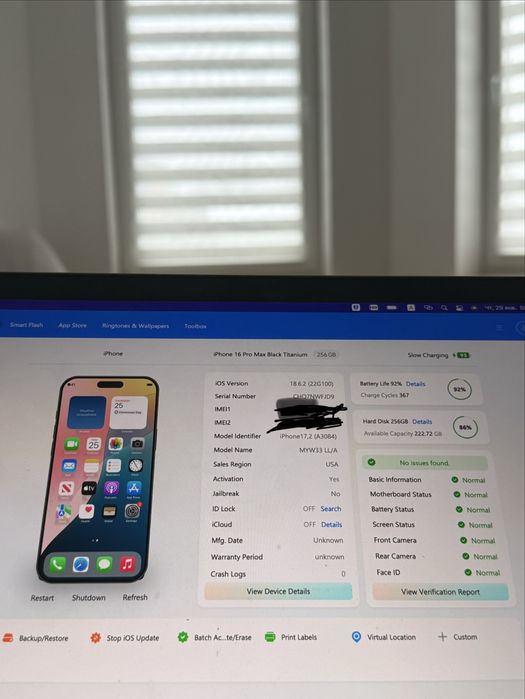 Iphone 16 pro max 256