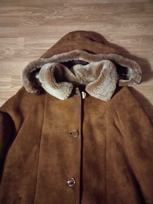 Женская натуральная дубленка. Турция. Размер L, 48-50