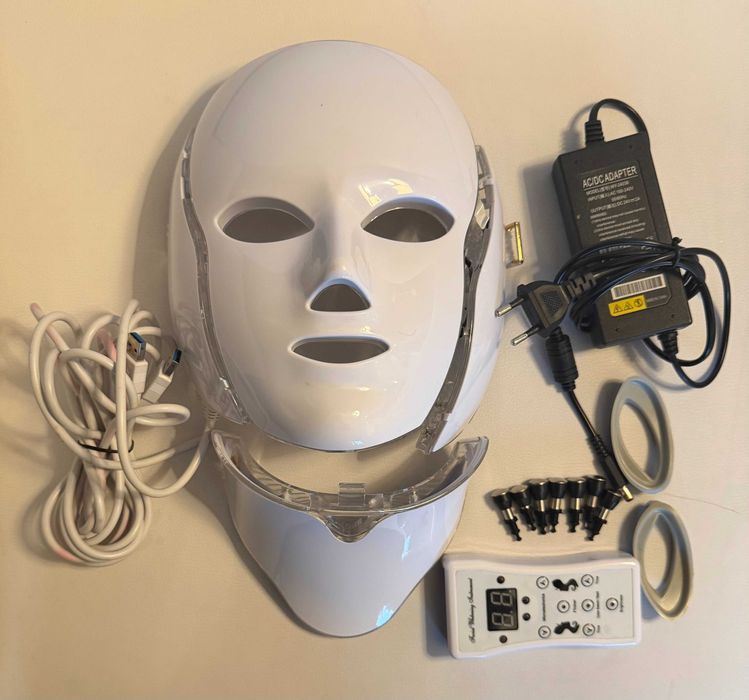Maska Led Beauty Mask 7 kolorów + elektrostymulacja