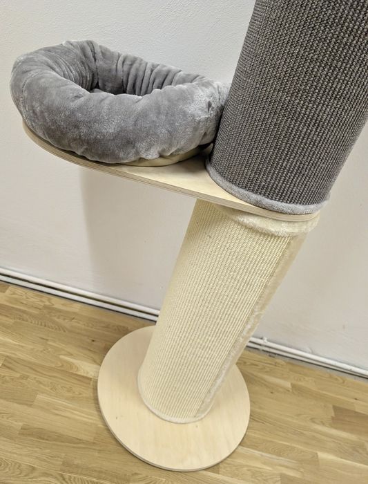 Natural Paradise Drapak Słupek Dla Kota Jasmine XXL Kremowy OGROMNYusz