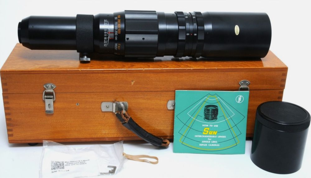 Lente SUN teleobjetiva 70-600mm f8