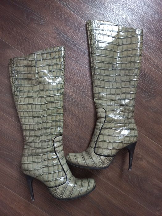 Продам сапоги кожаные