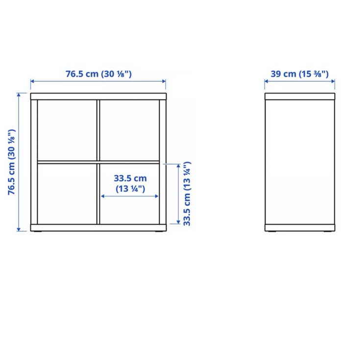Estante 4 cubos IKEA