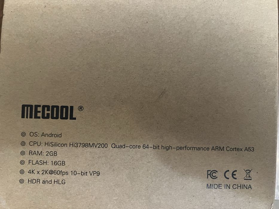 Mecool K6 Android UHD DVB-S2/T2/C Smart TV приставка