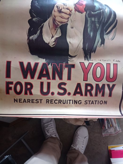 Cartaz de recrutamento da 1 guerra mundial