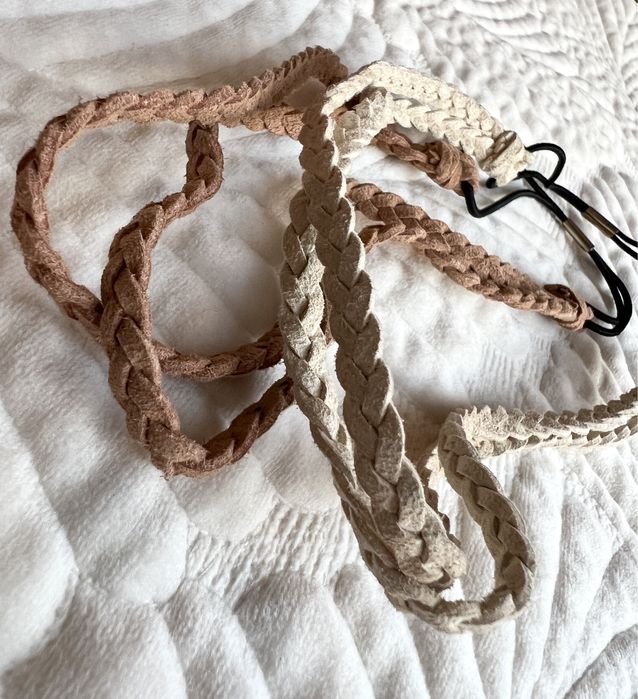 Dwie elastyczne opaski na głowę z H&M