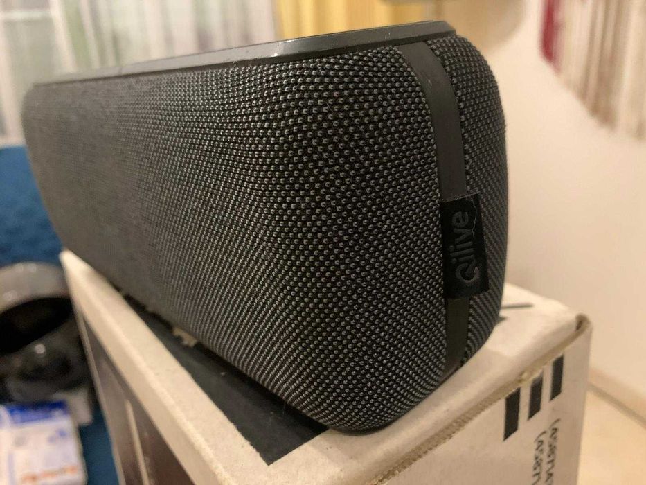 COLUNA  DE SOM QILLIVE 40W + FONES "TUDO QUASE NOVOS"