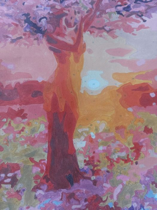 Gotowy obraz "Natura człowieka" 40x50 z ramka sosnowa