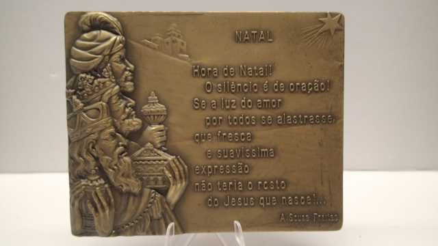 Placa em Bronze do Natal de 1981