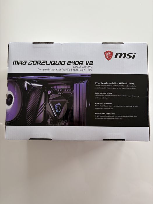 Msi Cooler cpu msi mag coreliquid 240r v2 argb preto