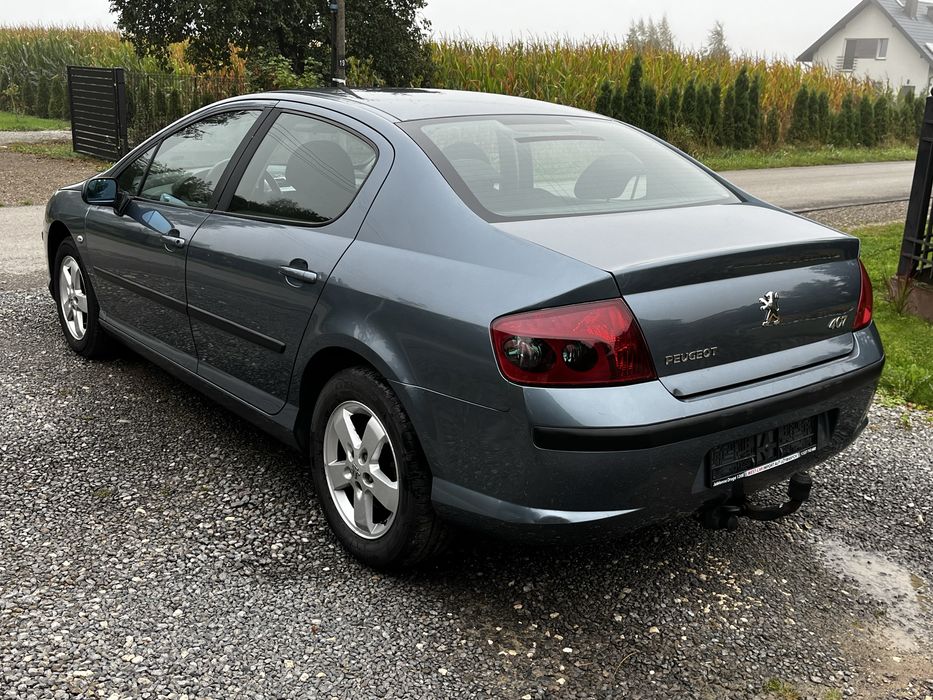 Peugeot 407 1.8 benzyna 2007r alufelgi chromy ZADBANY OPŁACONY