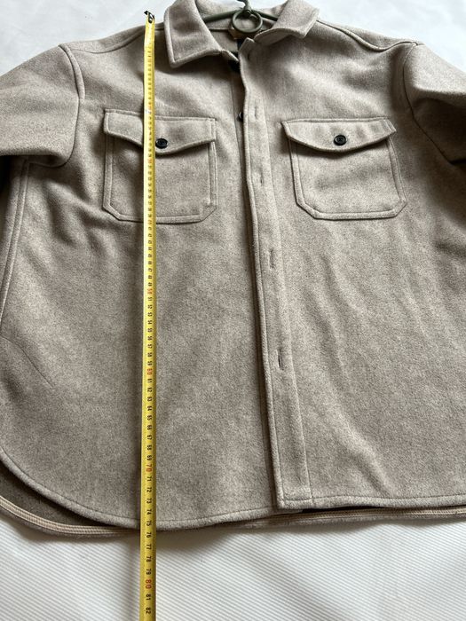теплая куртка рубашка оверзайз сорочка H&M Xl