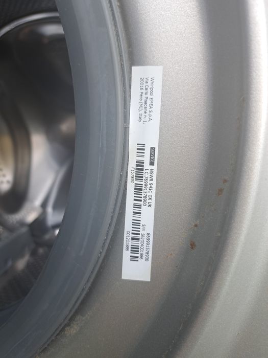 Maquina Ariston Hotpoint NSWR 943C GK UK EU 9kg peças