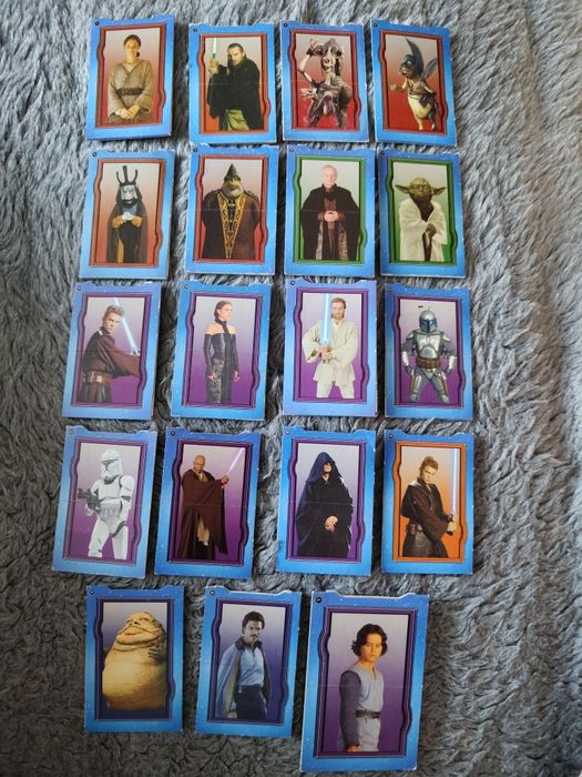 Star Wars Chio, karty z chipsów.