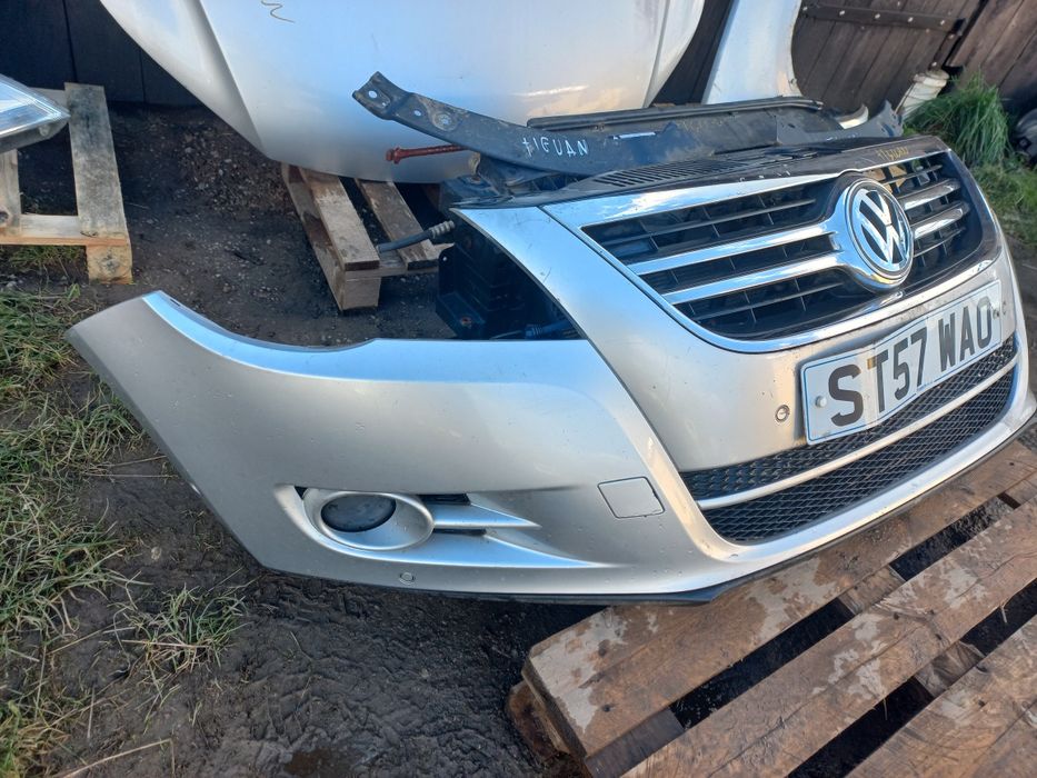 Przód kompletny vw tiguan maska zderzak pas przedni chłodnice błotnik