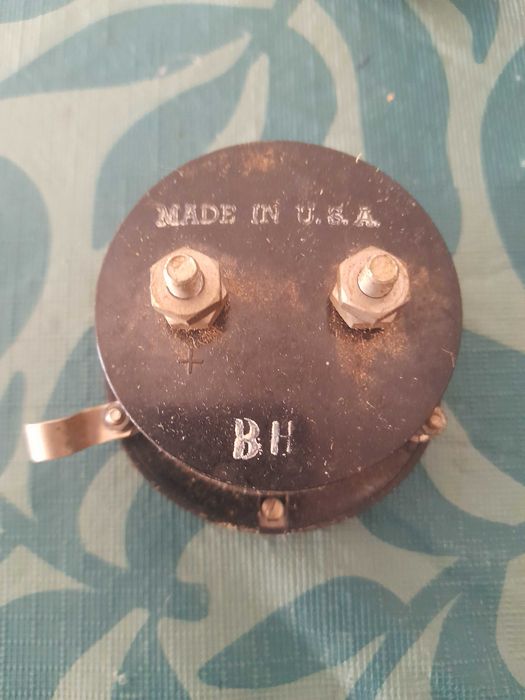 Instrumento de medida de miliamperes vintage