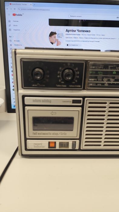 Вінтажний магнітофон касетник Telefunken Bajazzo Compact 3000 бумбокс