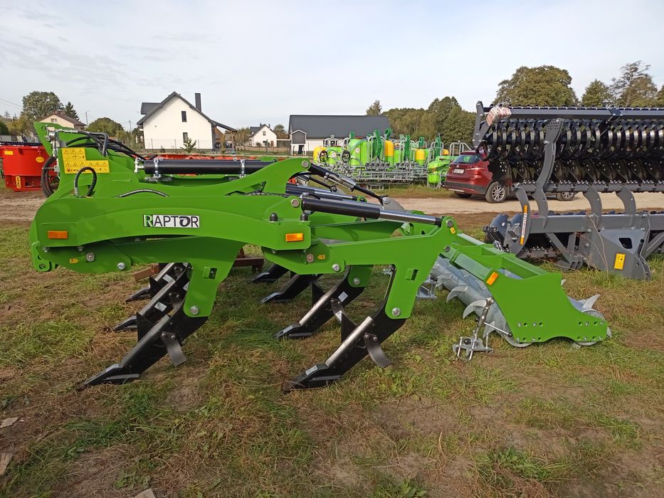 Pług dłutowy zabezpieczenie hydrauliczne 3m wał mulczer Raptor Tolmet