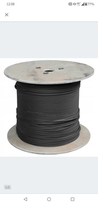 Kabel solarny 1x6 czarny