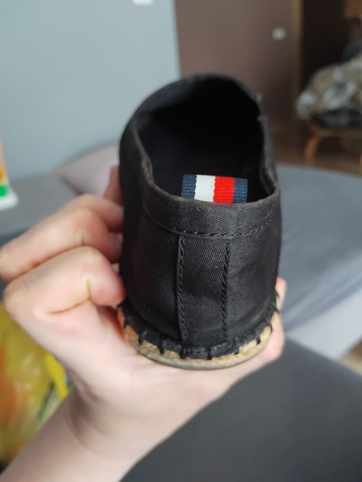 39 Tommy hilfiger espadryle tenisówki trampki buty czarne