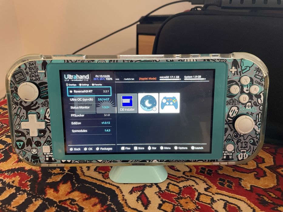 Nintendo Switch Lite CFW przerobiony (dual boot) + akcesoria