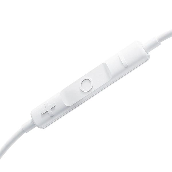 Słuchawki Baseus Encok CZ19 z USB-C przewodowe douszne - białe