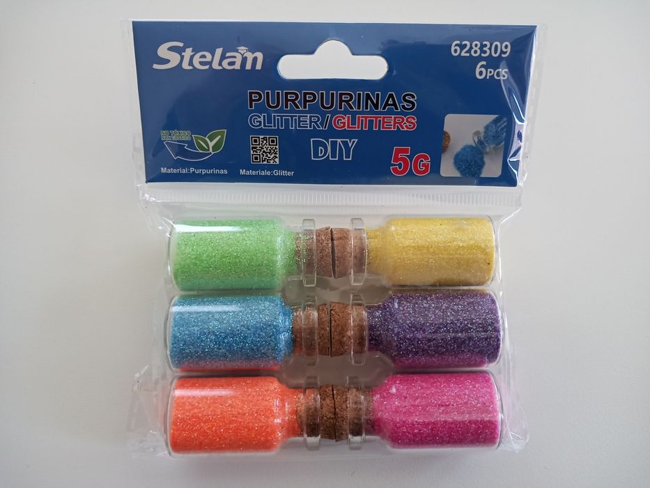 Purpurinas para unhas Novas 12 caixinhas