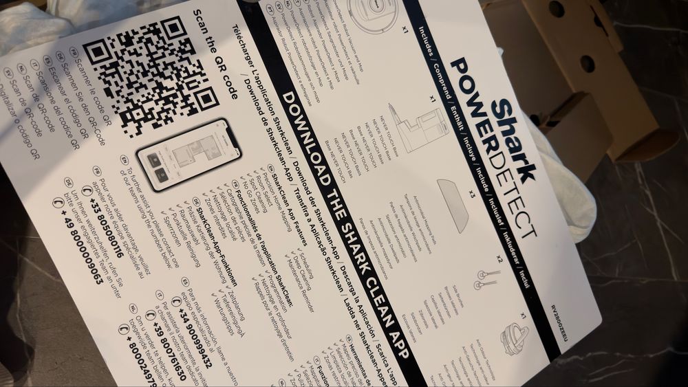 Robot sprzątający i myjący Shark PowerDetect Never Touch Pro