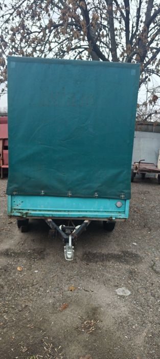 Прицеп двухосный тентованый