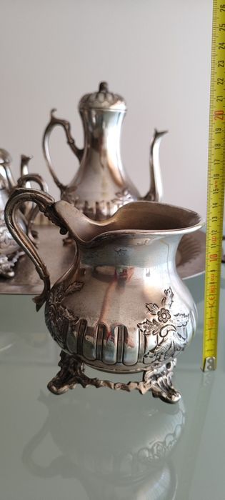 Serviço chá - café em liga metálica