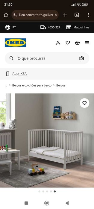 Berço Gulliver IKEA + colchão Zippy
