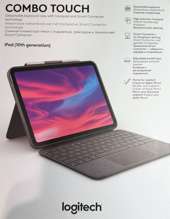 Etui z klawiaturą Logitech Combo touch do iPada (10 gen/A16)