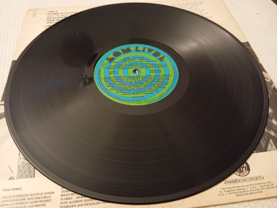 Vinil Tom Jobim Vinicius Moraes Toquinho Miúcha - Ao vivo no  Canecão
