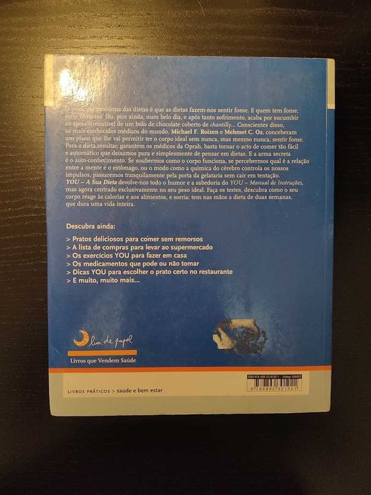 (Env. Incluído) You a Sua Dieta de Mehmet C. Oz e Michael F. Roizen