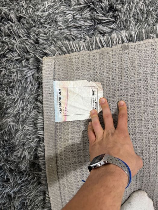 Tapete Grande Premium IKEA STOCKHOLM (170x240cm) - Cinza