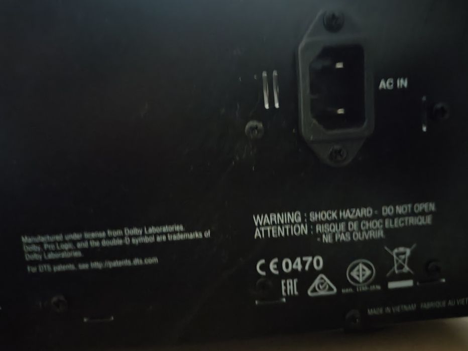 Zestaw stereo amplituner i 2 glisniki