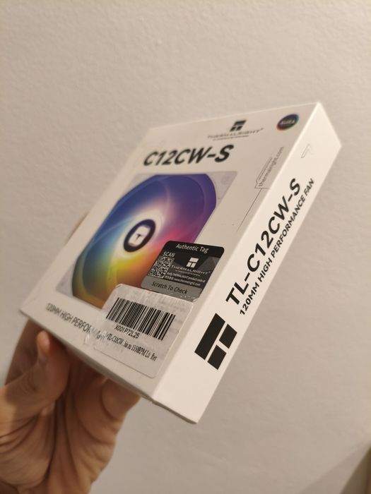 Ventoinha Thermalright TL-C12CW-S ARGB - NOVA!!!