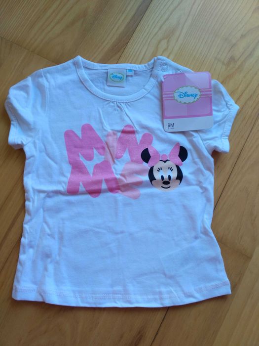 Nowa koszulka Disney 68/74 podkoszulek t-shirt bluzka z krótki rękaw
