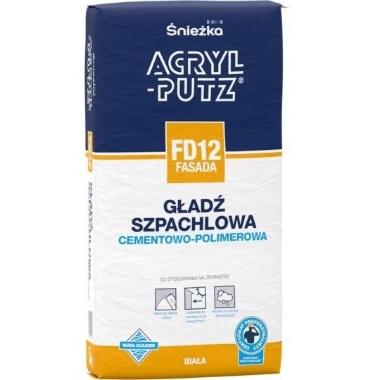ACRYL-PUTZ FASADA FD12 Gładź Szpachlowa 2kg