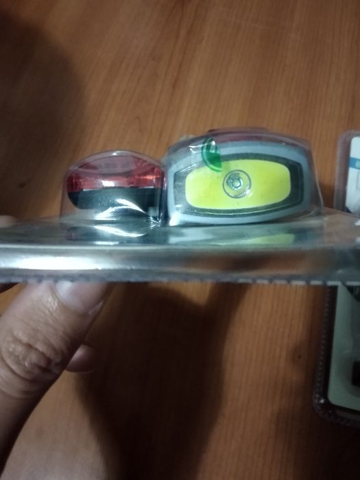 Kit de Lâmpadas led para bicicleta (farol e stop) e almofada assento