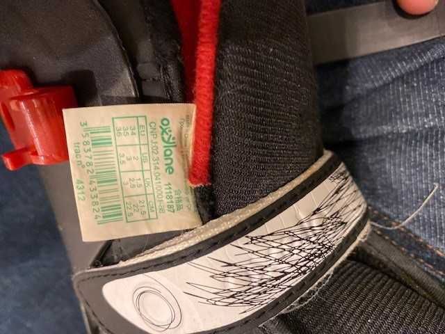 Patins em linha para criança 34 a 36 - pouco uso