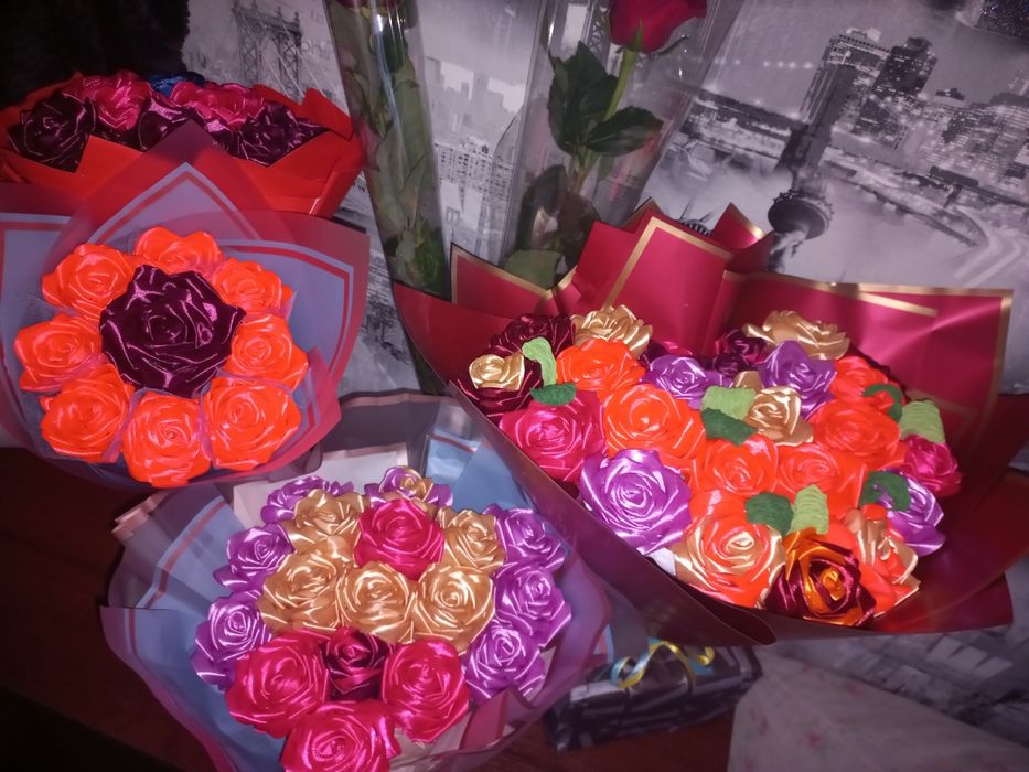 Букети ручної роботи.