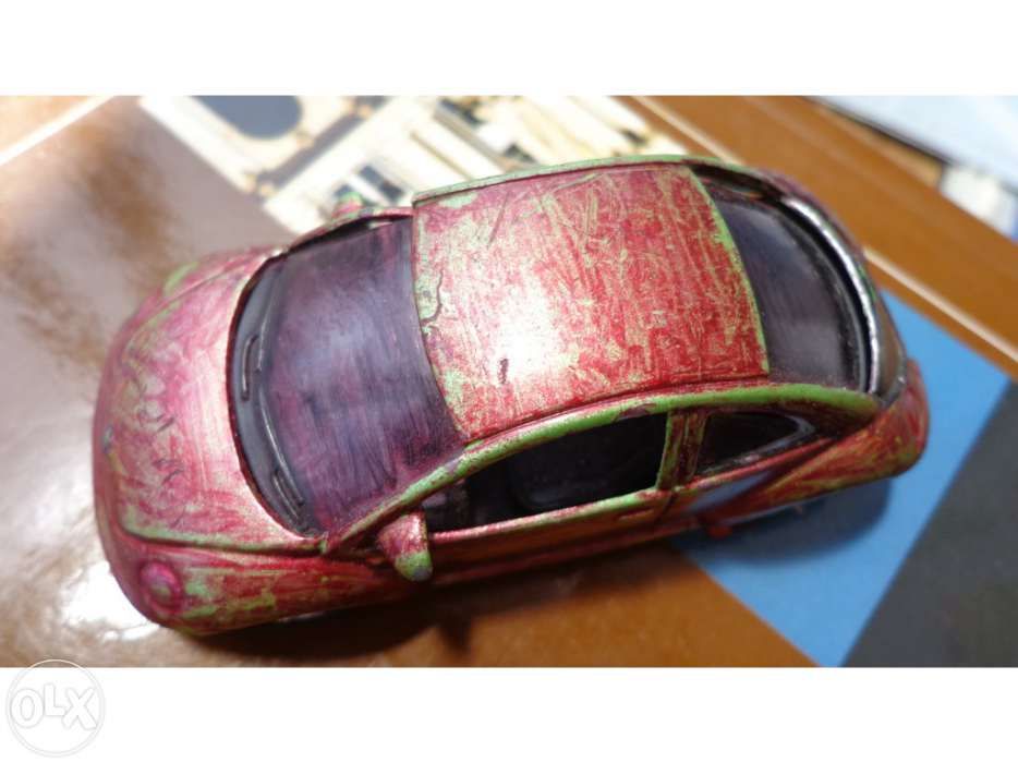Carrinho miniatura volkswagen new beetle - welly