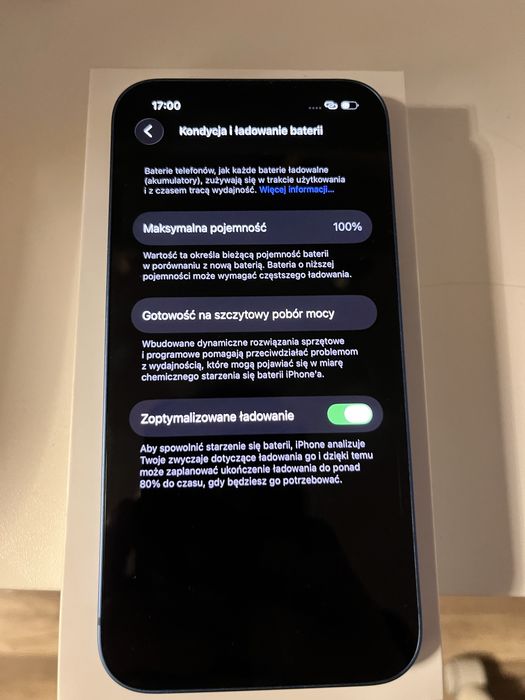 iPhone 13 100% kondycji bateii