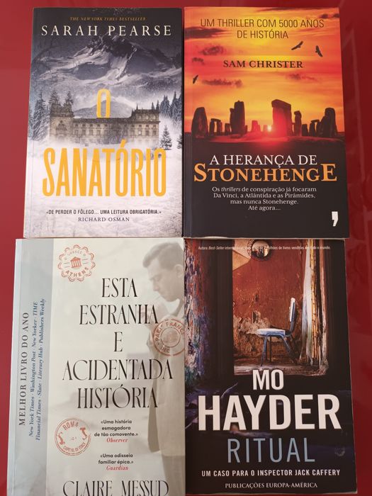 Romance Histórico, Thrillers, Best Sellers