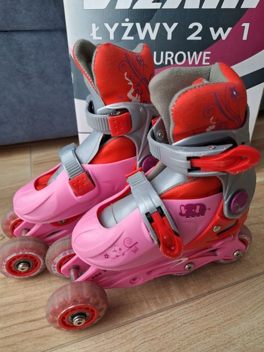 Łyżwo-rolki 2w1 rozmiar 29-32