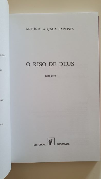 Livro "O Riso de Deus"