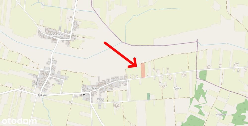 Trzy działki budowlane z wygodnym dojazdem - Zembry/Trzebieszów - Widok 5