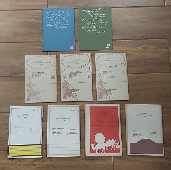 Kolekcja kultowych polskich wydań zeszytowych z okresu PRL.
