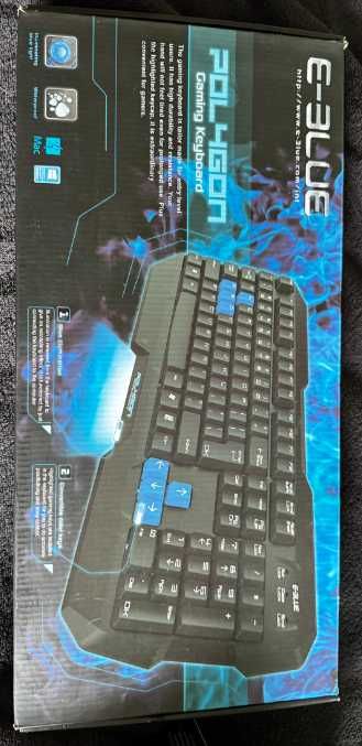 Teclado Polygon Gaming E-BLUE427553166145638404